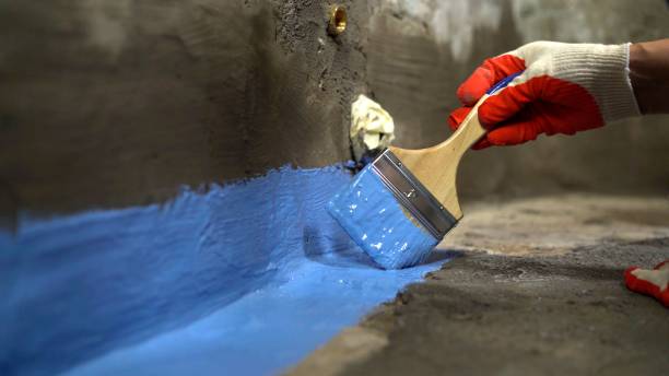 Commercial Vapor Barrier Installation project at a California, PA business property by SJ Waterproofing Pros